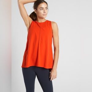 NWOT Athleta Foothill Seamless Tank - Torch Red